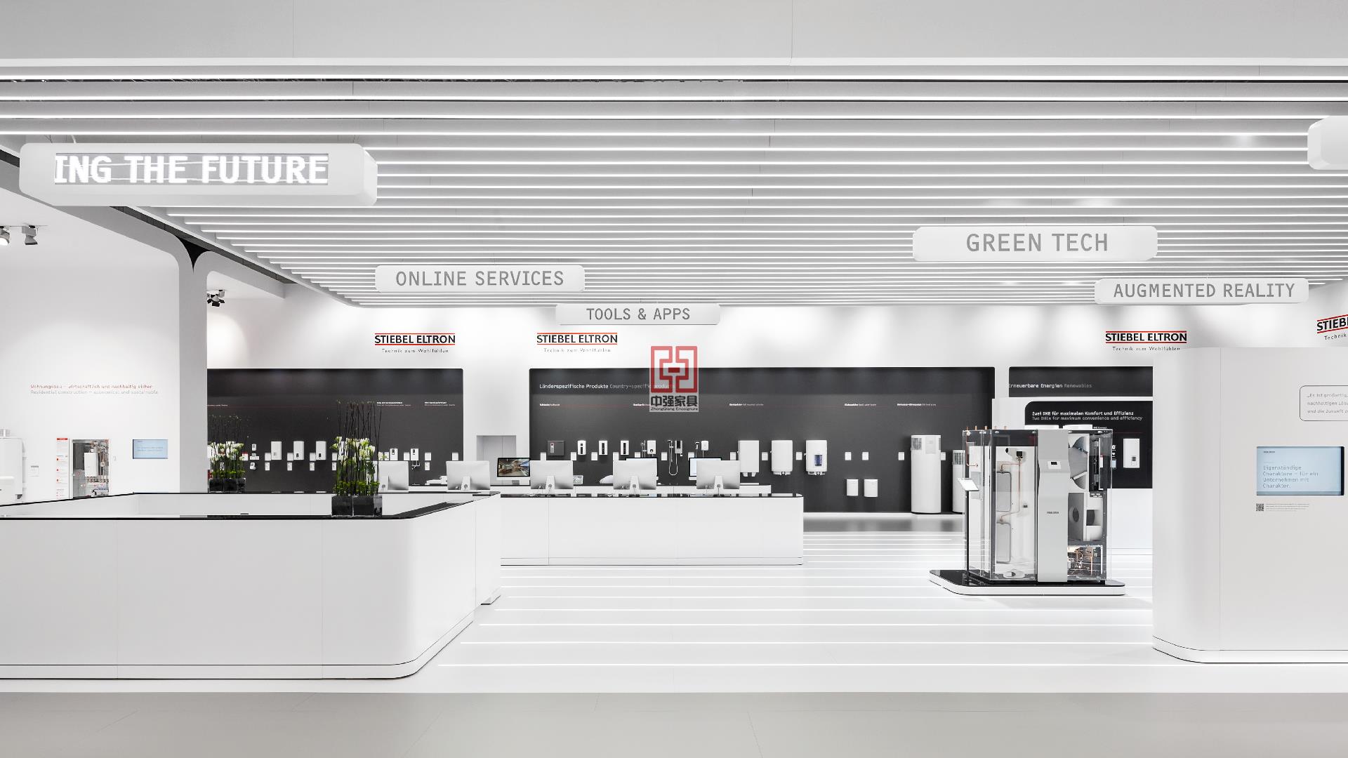 高端化妝品門店展柜中強(qiáng)展柜定制